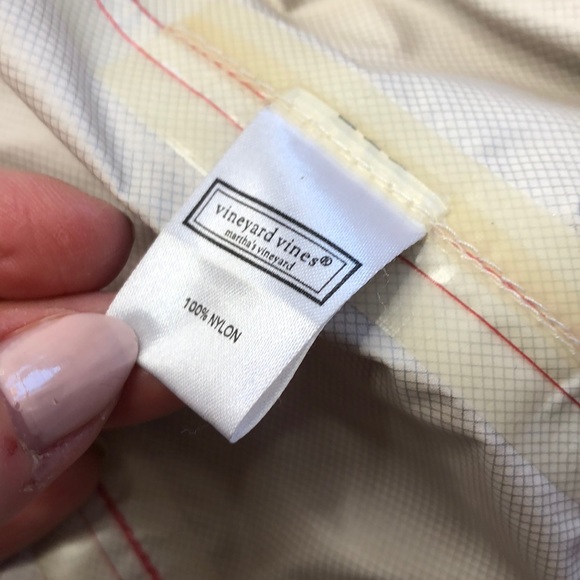 EUC Vineyard Vines red Zip Up Windbreaker M - Picture 14 of 15